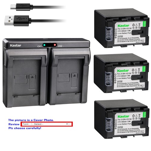 Kastar battery dual charger - battery,