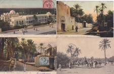 Lot de 4 cartes postales