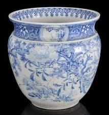 Grand pot de fleurs brasero