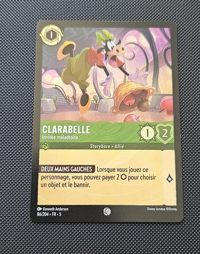 Clarabelle 204 foil lorcana - clarabelle,