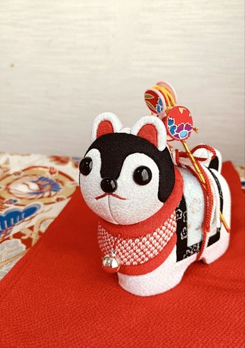 Japanese papier mache dog - papier,