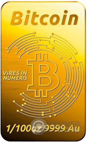 Bitcoin 100 lingot or - 1/100,