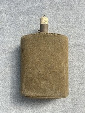 GOURDE WATER BOTTLE ANGLAIS ANGLAISE BRITISH GB WEB WEBBING 37 BEF WWII WW2
