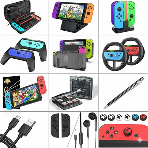 Accessoires nintendo switch - accessoires,