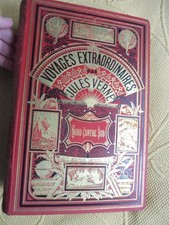 Jules VERNE-NORD CONTRE SUD-Hetzel-2 éléphants-Catalogue DS