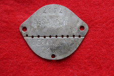 PLAQUE D'IDENTITÉ FRANCAISE