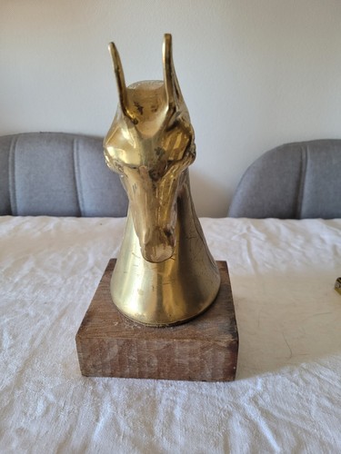 Tête cheval laiton - tête, de