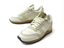 CHAUSSURES VALENTINO ROCKRUNNER ETOILES 36 BASKETS CUIR RAW STARS SNEAKERS 690€