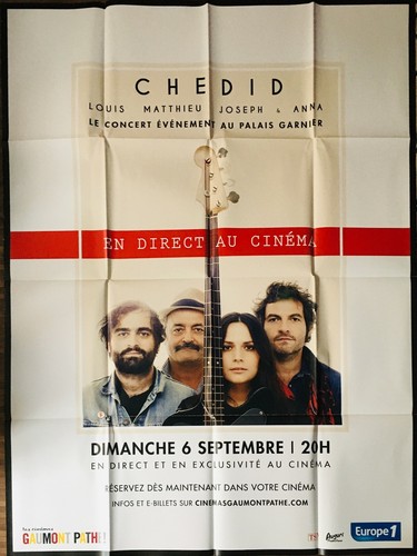 Affiche cinéma chedid - affiche,