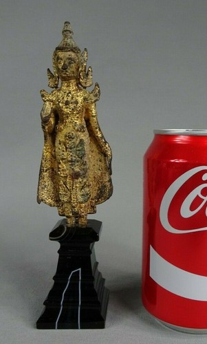 Ancien bouddha bronze doré - en,