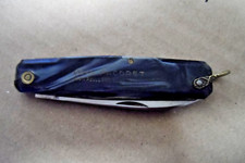 Couteau ancien pliant Publicitaire signé JEAN PACORET  Appareillage électrique