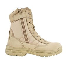 Bottes Militaires Tactique Fermeture Éclair Pointure EU 42,5 Couleur Sable
