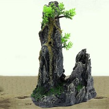  Creative Fish Tank Mountain Ornament Artificial Resin Hill Aquarium Stone