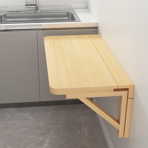 Table pliante murale - , rustique