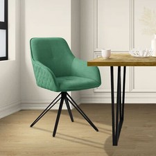 Chaise salle manger vert - chaise,