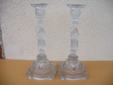 paire de bougeoir jeanne d'arc