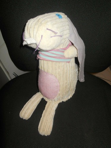 Doudou peluche lapin - doudou, beige