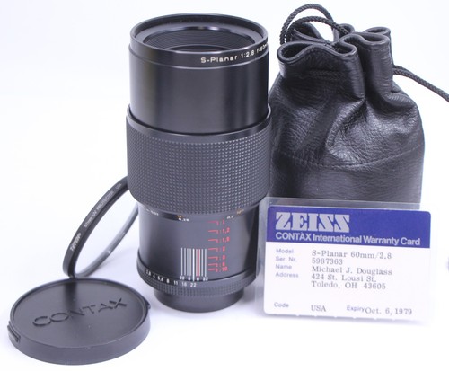 Carl zeiss planar 60mm - s-planar, f/2.8