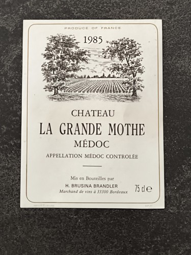 étiquette vin château - Étiquette,