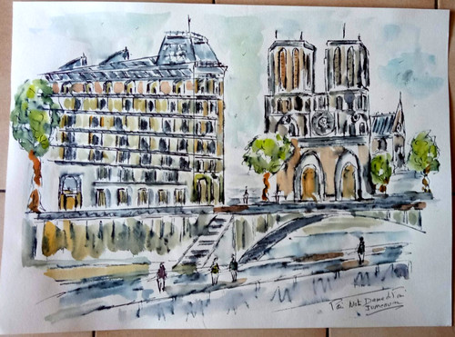 Paris notre dame - dame, de