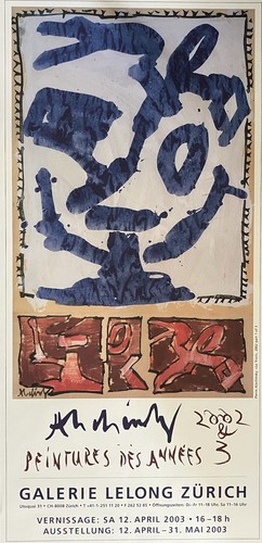 Pierre alechinsky affiche - pierre,
