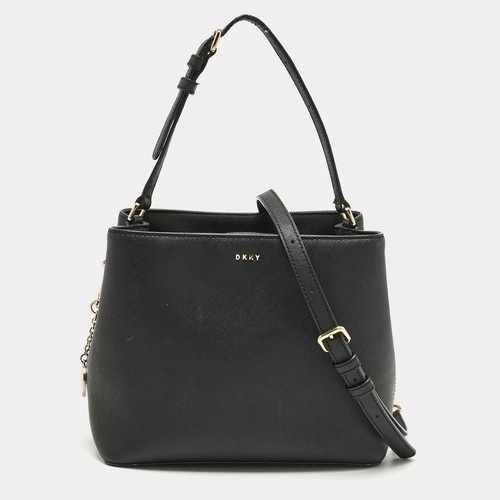 Sac seau cuir - en, noir