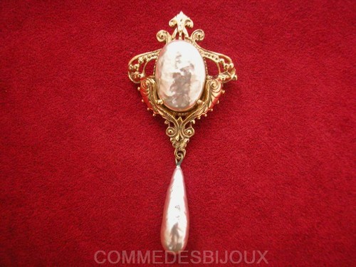 Broche miroir belle bois - broche, au