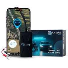 Salind 01 4G – Traceur GPS pour Voiture et Moto, Alimentation Directe, Antivol