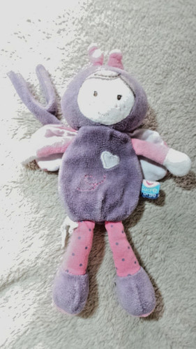 Doudou papillon coccinelle - doudou,