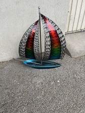 Bateau Voilier À Poser En Métal 