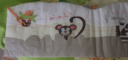 Tour lit drap - lit/drap, housse/housse