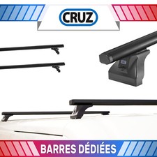 Alu Noir Barres de toit pour