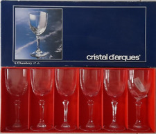 Cristal d'arques 6 verres a