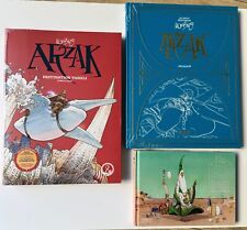 MOEBIUS 3 ARTBOOK NEUF SOUS CELLO - ARZAK TASSILI + ARZAK TOILE BLEU + 40 JOURS