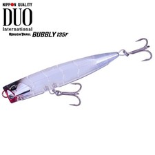 Leurre DUO Topwater Fishing Slim Popper Rough Trail BUBBLY 135F CSH0867 Clear...