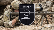 SNIPER - Patch militaire 3d