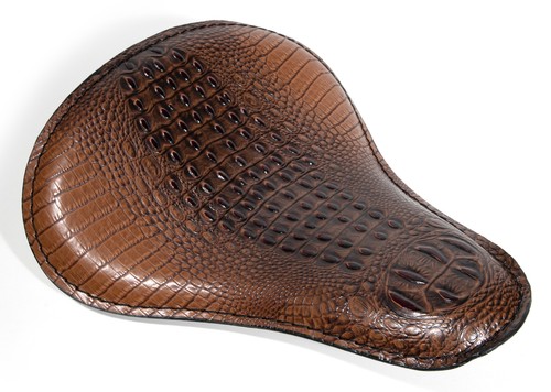 Selle solo marron - solo, crocodile