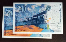 FRANCE  50 F Saint Exupéry -