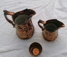 2 Pichets Jersey et un gobelet