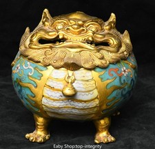 7.4'' Cloisonne émail bronze