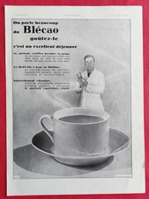 Publicité de Presse: Aliments Petit Déjeuner BLECAO 1930