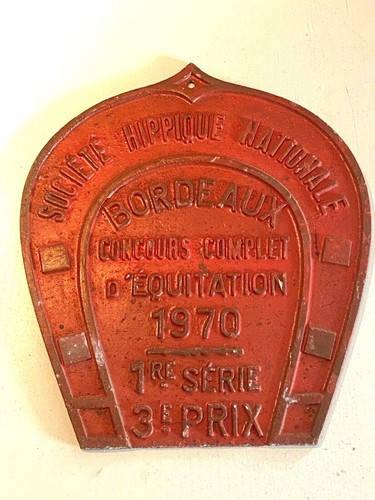 Chevaux plaque concours - plaque,