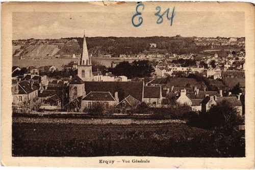 Cpa erquy vue generale - erquy,