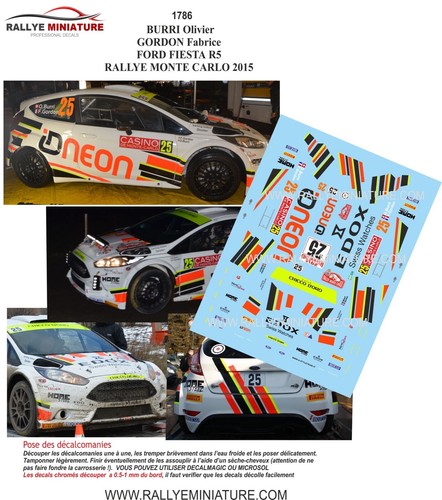 Decals ref 1786 - decals, 1/24