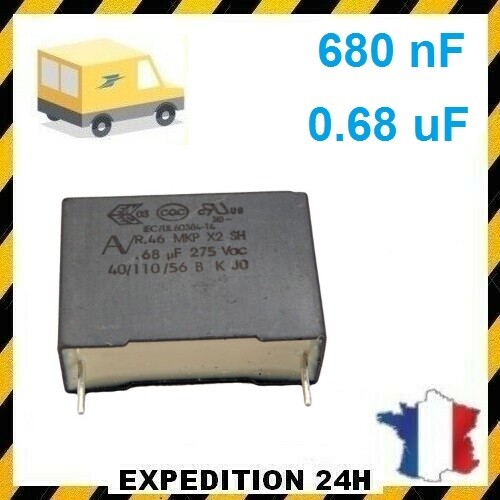 Condensateur mkp 68uf - condensateur, 0.68uf