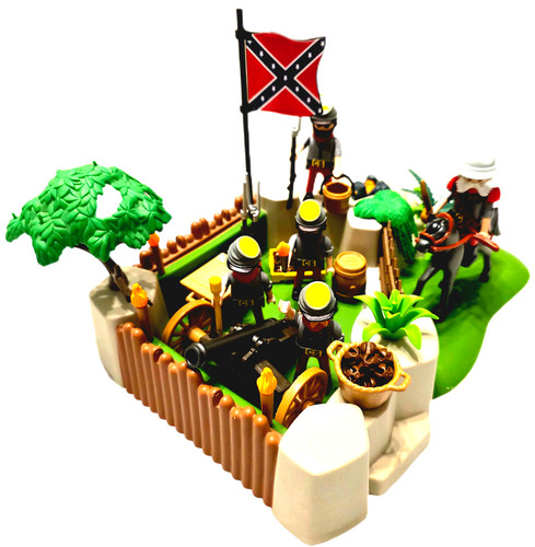 Playmobil diorama canon