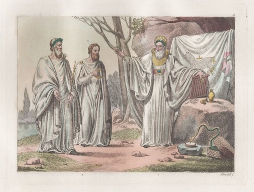 Costumes des druides celtes - des,