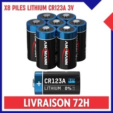 x8 Pile Batterie Lithium