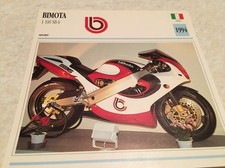 Carte moto Bimota 1100 SB6 1994 Suzuki collection Atlas Italie