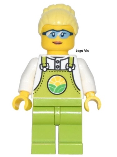 Lego cty1441 city farmer peach - farmer,